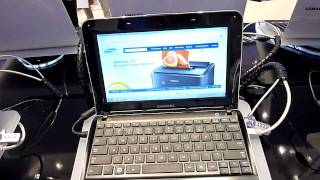 Samsung NF210 Netbook Hands On  English [upl. by Stilla]