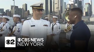 US Navy Band Northeast excited to kick off Fleet Week NYC [upl. by Marco160]