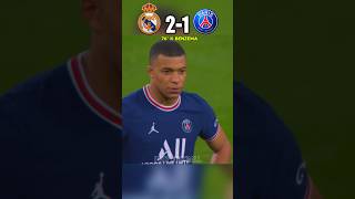 Real Madrid 🇪🇸 VS PSG 🇫🇷 UCL 2022 Mbappe Offside Benzema Aura [upl. by Gabrielson]