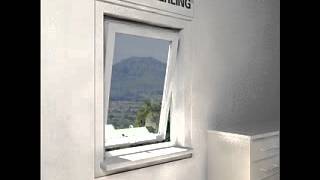 Incerco Top quality windows ventana pivotante [upl. by Hardunn]