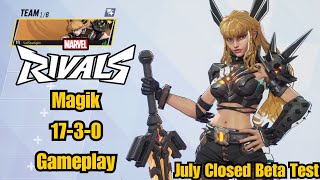 Magik Gameplay  1730  Marvel Rivals  July Closed Beta Test [upl. by Baptiste431]