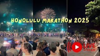 Honolulu Marathon 2025 LIVE Footage [upl. by Ayekat568]