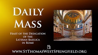 Daily Mass Saturday November 9 2024 [upl. by Fenn]