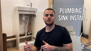 How To Fit a Cloakroom Vanity Unit  Full Install amp Plumbing [upl. by Harwill]