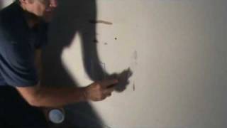 How to patch drywall installing the lightweight spackle [upl. by Nich725]