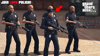 HOW TO BE A COP IN GTA 5  STORY MODE OFFLINE [upl. by Erhard]