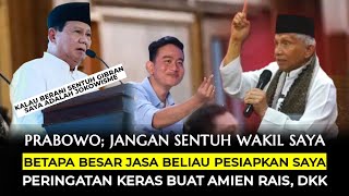 Prabowo Jangan Sentuh Wakil Saya Saya Adalah Jokowisme Peringatan Keras Buat Amien Rais DKK [upl. by Ledua]