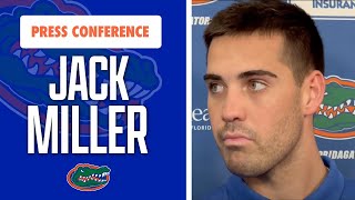 Gators QB Jack Miller on his return from injury competition with Graham Mertz  Florida Football [upl. by Aifas]