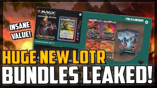 Leaked New Lord of the Rings Bundles Which LotR Commander Precon To Buy Magic The Gathering [upl. by Harolda252]