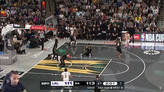 FlightReacts To LAKERS at SPURS  EMIRATES NBA CUP FULL GAME HIGHLIGHTS  November 15 2024 [upl. by Adriana]