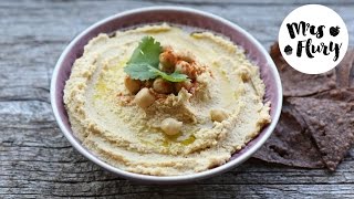 Bestes Hummus Rezept I gesunder und einfacher Brotaufstrich  Dip [upl. by Bronwen]