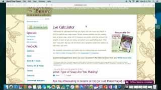How to use the Brambleberry Lye Calculator [upl. by Chamberlain]