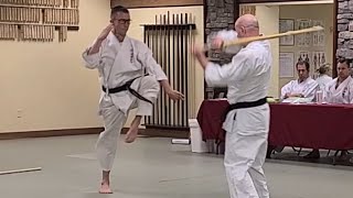 Formal Seisan Bunkai  Uechi Ryu Okikukai Dan Test [upl. by Rolat]