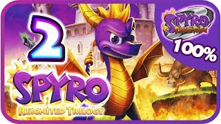 Spyro Reignited Trilogy 🔥 100 🔥 Spyro 2 Walkthrough Part 2 PS4 XB1 Summer Forest Part 2 [upl. by Renmus249]