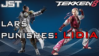 TEKKEN 8 – Lars Punish Training Lidia Full Move List [upl. by Beore495]