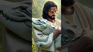 Jesus with the mighty crocodile edit short fe jesús [upl. by Rogerio]