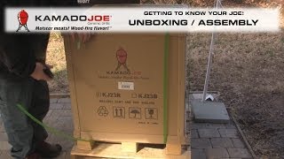 Kamado Joe  Unboxing and Assembly [upl. by Moyers]