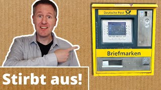 BriefmarkenAutomaten der Deutsche Post verschwinden [upl. by Harlene]