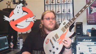 Budget Guitar 5 Rockburn Les Paul quotGhostbustersquot Tribute [upl. by Leahcimrej]