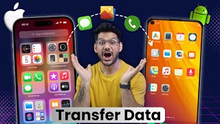 How to transfer file or data from android to iPhone or iphone to android [upl. by Enelaehs]