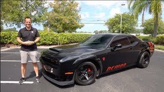 Is the 2018 Dodge Challenger Demon the BEST muscle car ever built [upl. by Oakes]