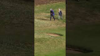 Rory McIlroys DAD makes incredible holeout 🙌 [upl. by Most]