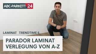 PARADOR Laminat Trendtime 6 richtig verlegen [upl. by Maleen319]