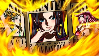 The 10 MOST WANTED Women in One Piece [upl. by Ilarrold]