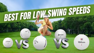 Top 5 Best Golf Balls for Low Swing Speeds in 2024 [upl. by Ellata]