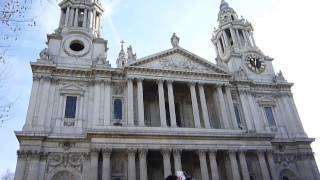 St Pauls Cathedral Bells  Sunday 8th February 2015  Stedman Cinques clip 1 [upl. by Llerrit154]