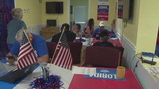 News HarrisWalz campaign office opens in Duval County [upl. by Aldo]