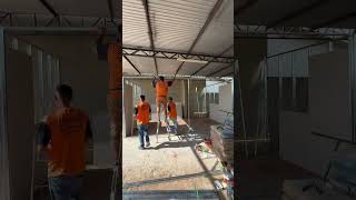 Como fazer Divisoria de acartonado arquitetura gessodecorativo gessodrywall gessoacartonado [upl. by Adnertal]