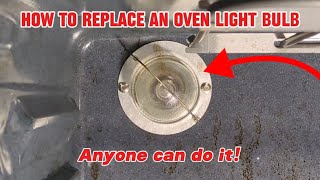 How to Replace an Oven Light Bulb  GE [upl. by Gibbs899]