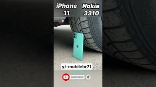 iPhone 11 vs Nokia 3310 car Test 🚀 Who’s the Real King shortsviralvideo [upl. by Tychon]