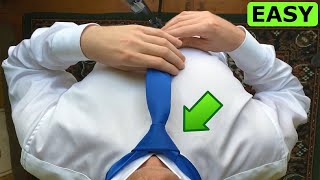 How to tie a tie EASY Windsor knot [upl. by Serafine15]