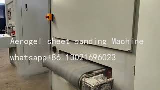 Aerogel sheet sanding MachineAerogel pad sanding and polishing machineaerogel piece cleaning machi [upl. by Nigen244]