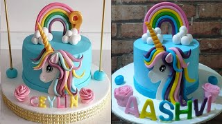 How To Make A Unicorn Cake  Rainbow Unicorn Cake  Seller FactG [upl. by Obaza]