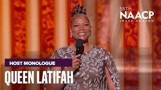 Queen Latifah Celebrates Black Excellence From Usher Taraji Coco Gauf  NAACP Image Awards 24 [upl. by Culhert595]