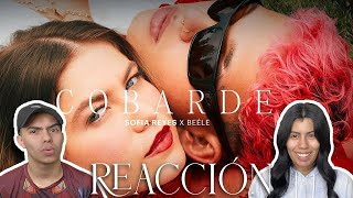 REACCIÓN II Sofia Reyes Beéle  COBARDE Official Music Video [upl. by Akinahs]