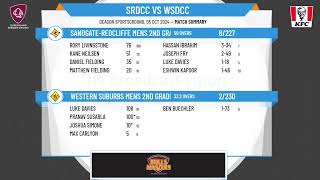 SandgateRedcliffe Mens 2nd Grade v Western Suburbs Mens 2nd Grade [upl. by Nosro58]