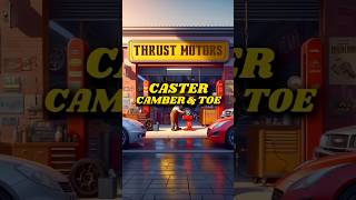 Car Wheel Alignment Explained Camber Caster and Toe shorts automobile automotive car [upl. by Vharat]