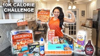 10k Calorie Challenge  Girl VS Food  Epic Cheat Day  Ashley Nocera Rematch [upl. by Dahl]