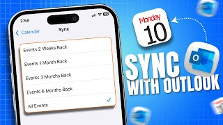 How to Sync iPhone Calendar with Outlook  Sync Outlook Calendar to iPhone [upl. by Shermie]