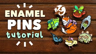 How to Make Enamel Pins  designing ordering amp tricks for good results  gsjj custompinsca [upl. by Ennaxor]