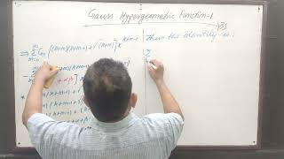 Gauss Hypergeometric Function 1 by Yogendra Bahadur Singh [upl. by Lesya]