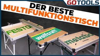 Multifunktionstisch Metabo MWB 100 mit Festool und Wolfkraft im Vergleich  Mit Verlosung [upl. by Rintoul]