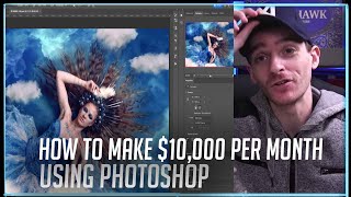 HOW TO MAKE MONEY WITH PHOTOSHOP FOR BEGINNERS [upl. by Vevay596]