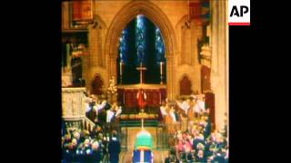 SYND 21 11 74 FUNERAL OF ERSKINE CHILDERS [upl. by Adnulahs]