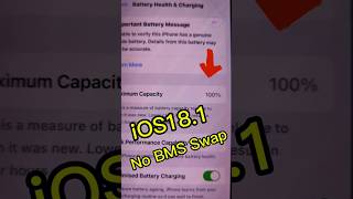 Battery Replacement  iPhone 13  No BMS Swap  100 health  iOS 181  subscribe apple shorts [upl. by Oinolopa]