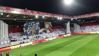 1 FC Union Berlin  Hertha BSC Berlin kurz vor Anpfiff Auflaufen Choreo Hymne [upl. by Vandervelde]